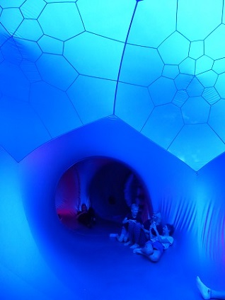 inner luminarium blue tunnel