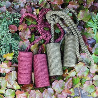 natural jute curtain tiebacks or holdbacks