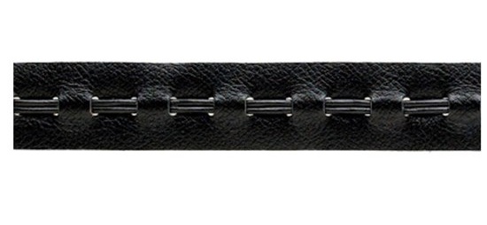 leather braid decorative haberdashery trim in black