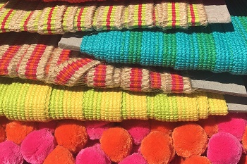 colourful braids and trimmings for spring