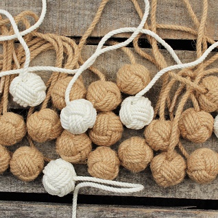 nautical knot roller blind pulls