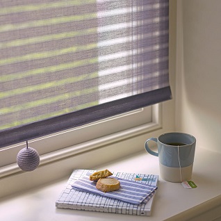 organic cotton blind fabric with cable pull