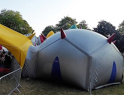 outside the luminarium