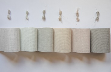 ReEco roller blind fabric from recycled yarns