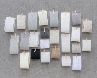 sheer fabric samples