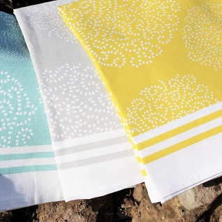 set of asha kitchen tea towels