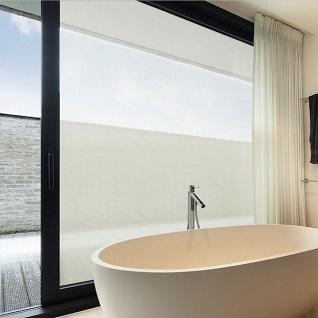 squid textile window film in bathroom window