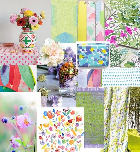 new house mood board in watercolours new house mood board in watercolours