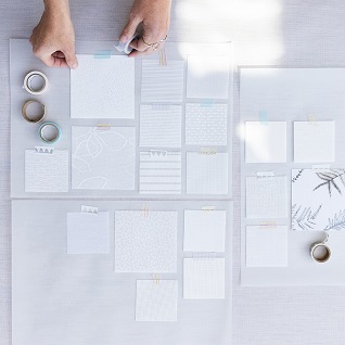 whites page of roller blind fabrics