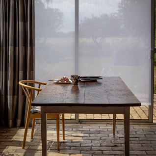 wider width sheer roller blind fabric