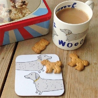 woof mug and coaster dog gift set woof mug and coaster sausage dog gift set