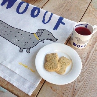 woof mug and tea towel sausage dog gift set woof mug and tea towel sausage dog gift set