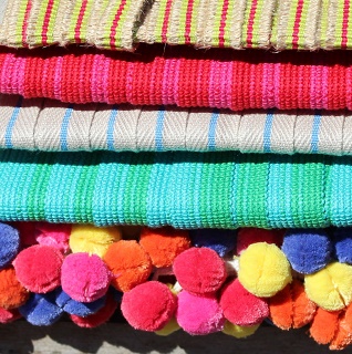 colourful braids and trimmings