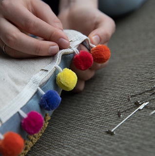 get stitching and add trimmings to your home decor