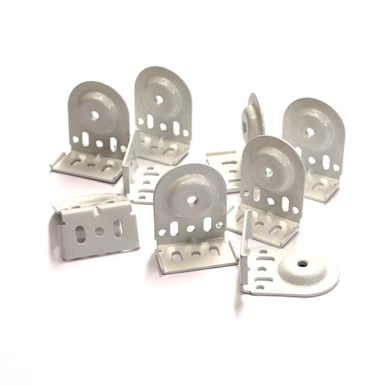Bracket for pin end - white (small)   53125020 Bracket for pin end - white (small)   53125020