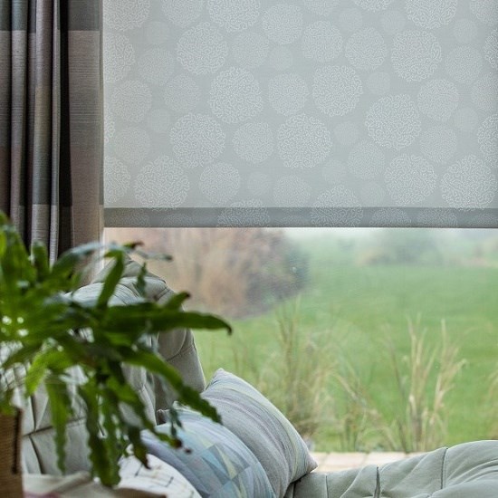 asha grey printed roller blind fabric asha grey printed roller blind fabric