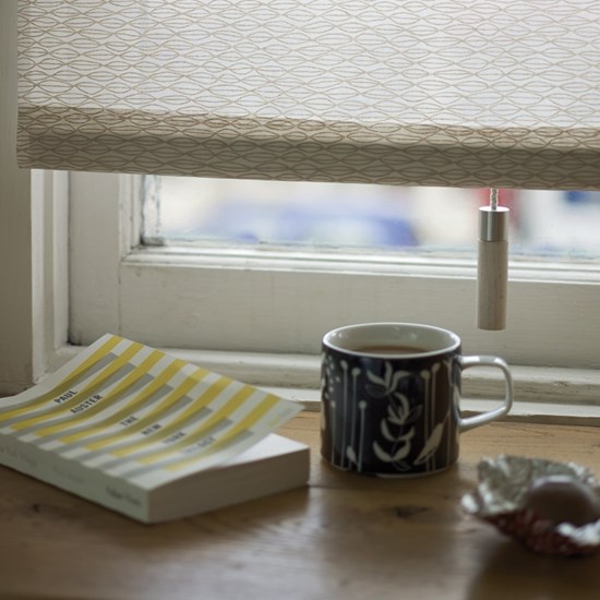 Alvo high quality interior window blind pull in stained whitewash beech wood and modern aluminium Alvo high quality interior window blind pull in stained whitewash beech wood and modern aluminium