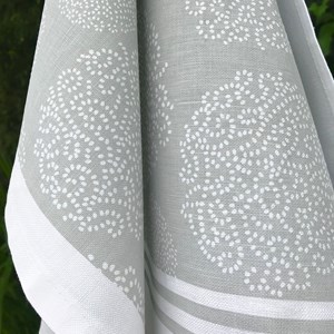 asha kitchen drying up cloth in grey asha tea towel - elephant grey