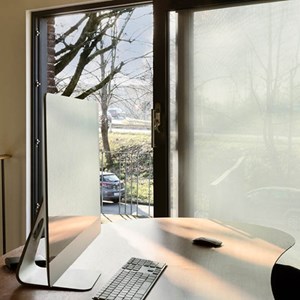 Squid - Textile Window Film -  Bone