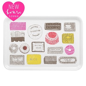 family favourites large tray with a selection of nice, bonbon, tunocks, wafer, digestive and many mo family favourites large tray