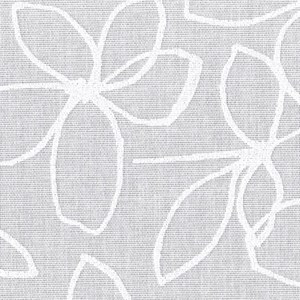 flo white roller blind print close up flo - white