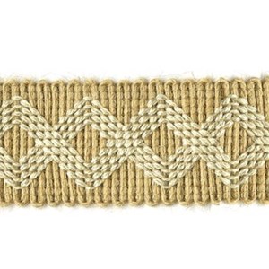 geometric jute trim