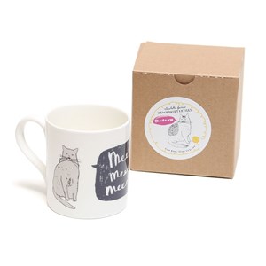 meow cat mug of cat saying meow by charlotte farmer a perfect gift for cat-lovers meow cat mug