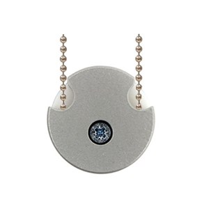 metal cord child safety device for blinds curtains and romans halo cord safety device - grey