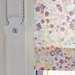 blind and curtain strong metal cord safety device to trap cords or chain for roller,  venetian, vert halo cord safety device - silver anodised