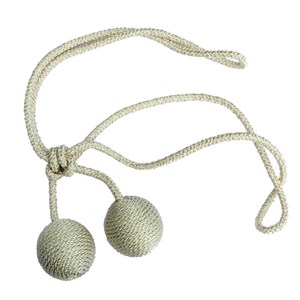 pearl coloured charleston curtain tieback large charleston tiebacks - pearl