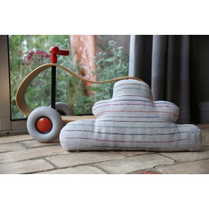 Cleo cloud cushion in soft grey