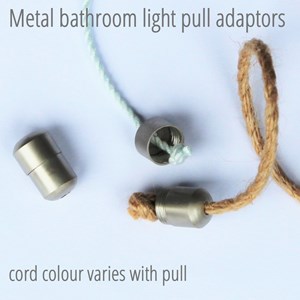 bathroom light pull silver metal adaptor porcia bone china light pull