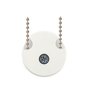 halo metal cord child safety device for blinds curtains romans halo cord safety device - white