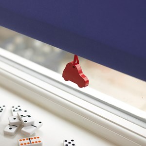 red car kids spring roller blind pull for boys and child safe childs blind pull - car