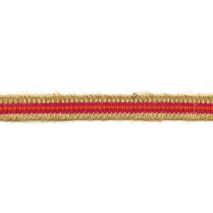 rio striped jute trim - pink punch