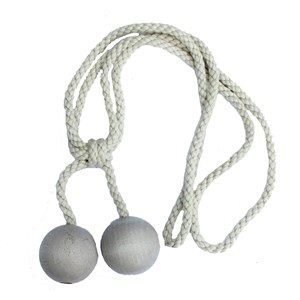 whitewash wooden ball curtain tieback for strong style statement at windows wooden ball tiebacks - whitewash
