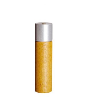 alvo roman blind pull -  waxed Alvo cylinder window roman blind pull in stained waxed beech wood and modern aluminium