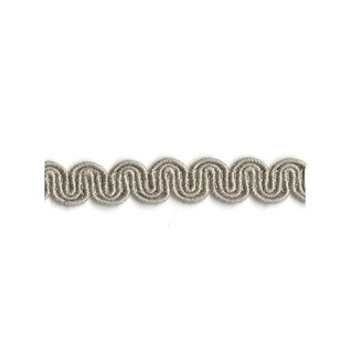 arco braid - pebble arco in pebble grey colour is a simple wavy curvy decorative trimming or braid