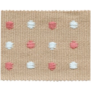 almond coloured dot braid trimming passementerie woven trim for interiors