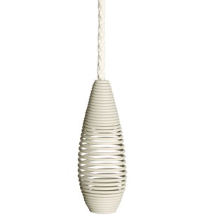 beehive spring blind pull -  stone beehive spring window blind pulls in stone grey colour with matching cotton cord