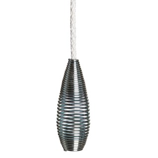 beehive spring blind pull - zinc beehive spring window blind pulls in zinc with matching cotton cord