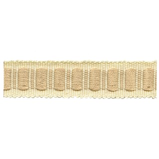 beige and cream coloured woven interior block trimming, passementerie or decorative braid