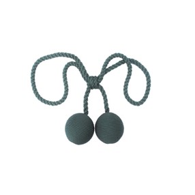 carpet boule tiebacks - petrol blue petrol blue carpet boule curtain tieback - regular