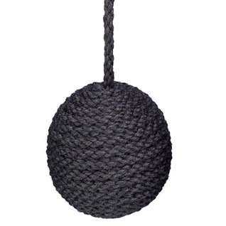 carpet boule blind pull- slate modern window roller blind pull in slate grey colour wrapped toggle
