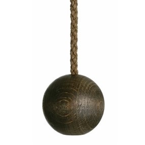 35mm wooden ball blind pull -  cocoa