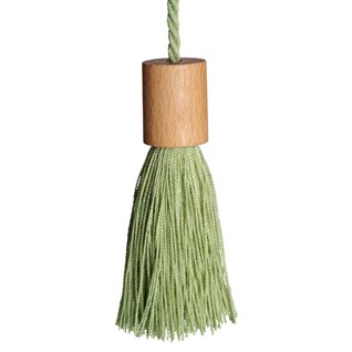 sway blind pull - leaf green window roller blind pull tassel in leaf green