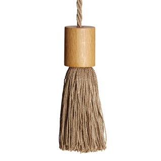 window roller blind pull tassel in nutmeg