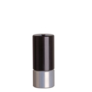 duo roman blind pull - black/aluminium duo black & aluminium contemporary roman blind pull