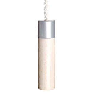 alvo blind pull - whitewash Alvo window blind pull in white-washed beech wood and modern aluminium cylinder