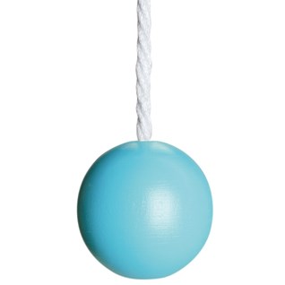 childrens ball blind pull - turquoise kids glossy turquoise blue blind pull